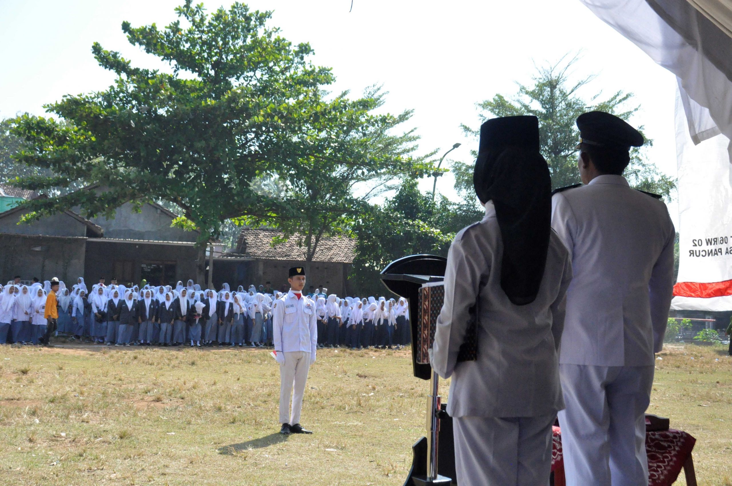upacara HUT RI ke 80 desa pancur